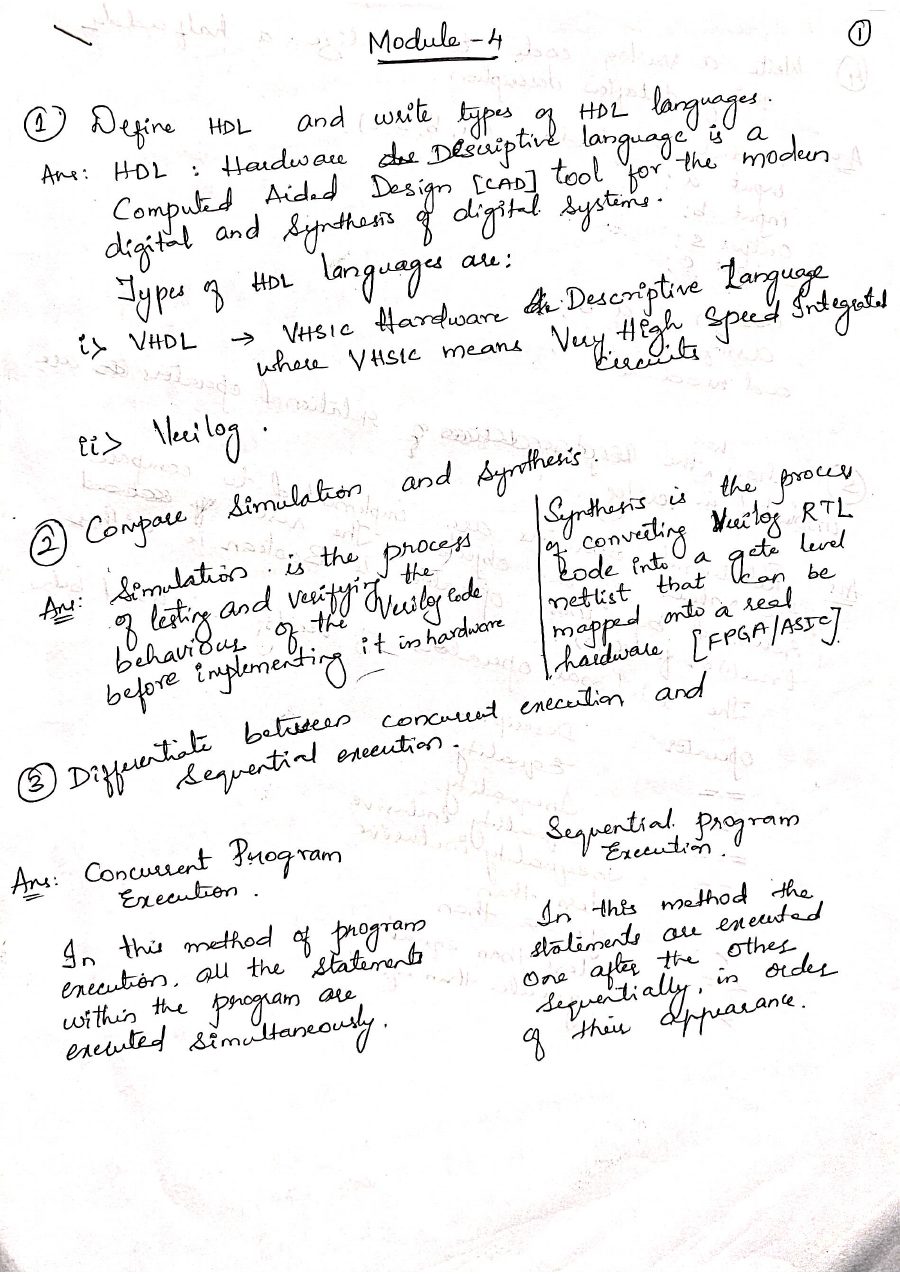 First page preview of DSDV Module 4
