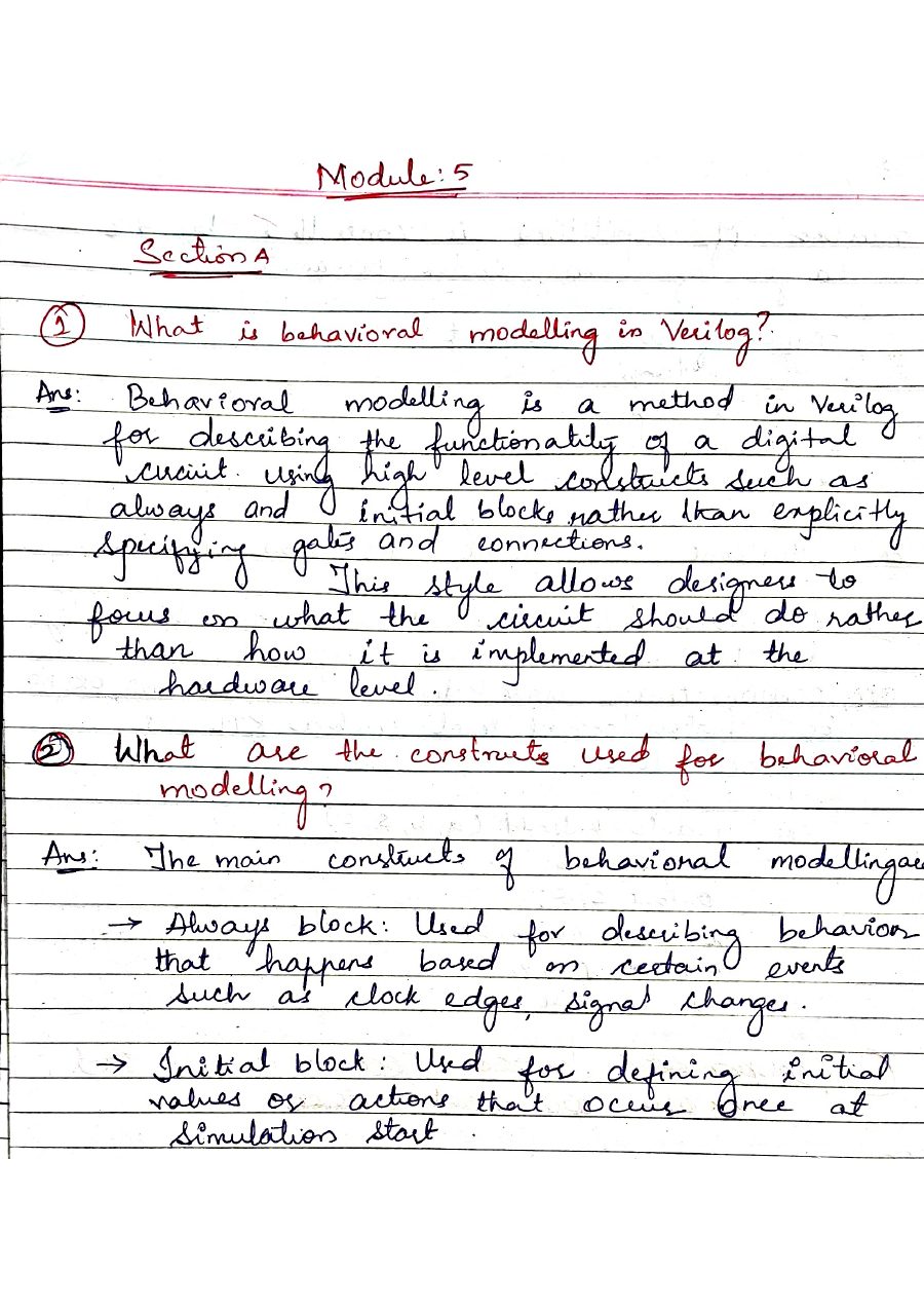 First page preview of DSDV Module 5