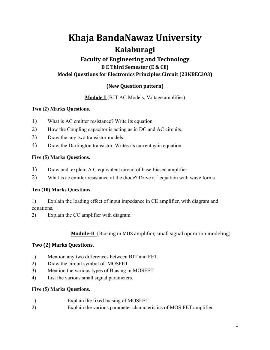 First page preview of the EPC Question Bank 2025