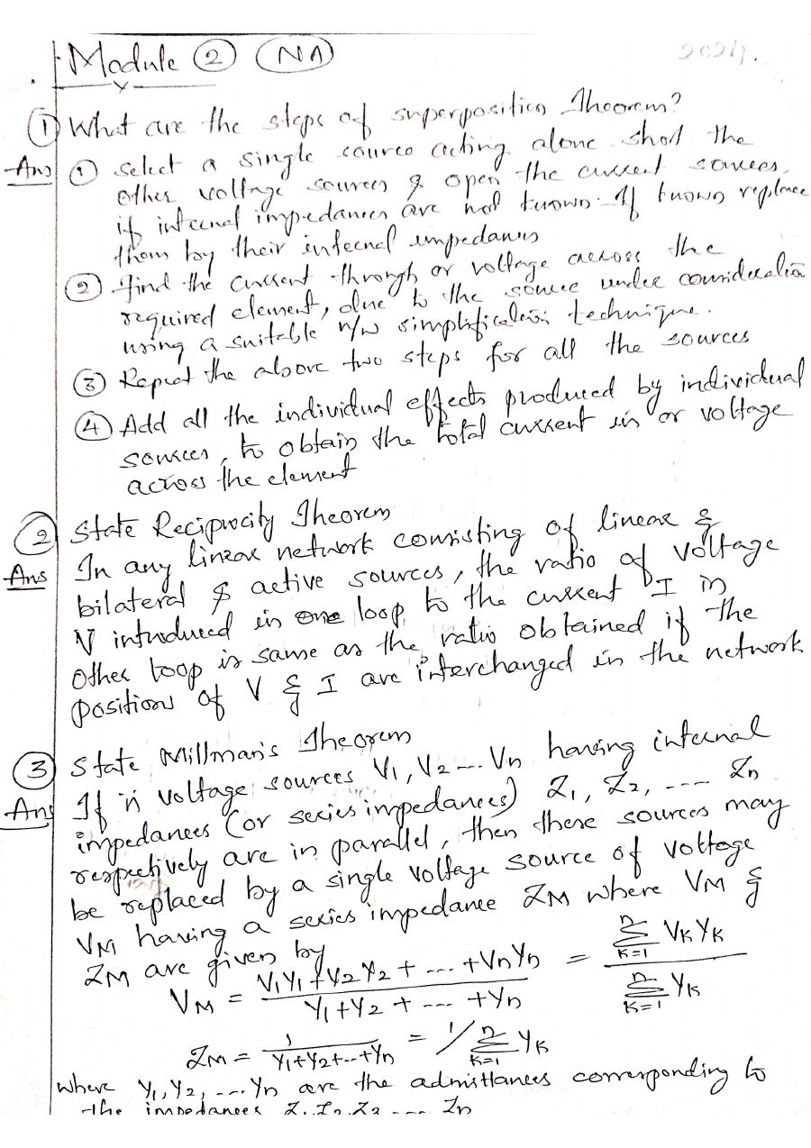 First page preview of Network Analysis Module 2