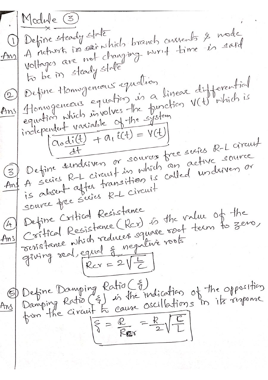First page preview of Network Analysis Module 3
